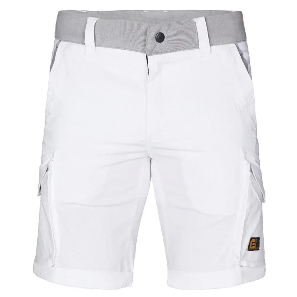 ELEVEN Workwear Super Easy Cargo Work Short - White - RSEA Safety Outlet